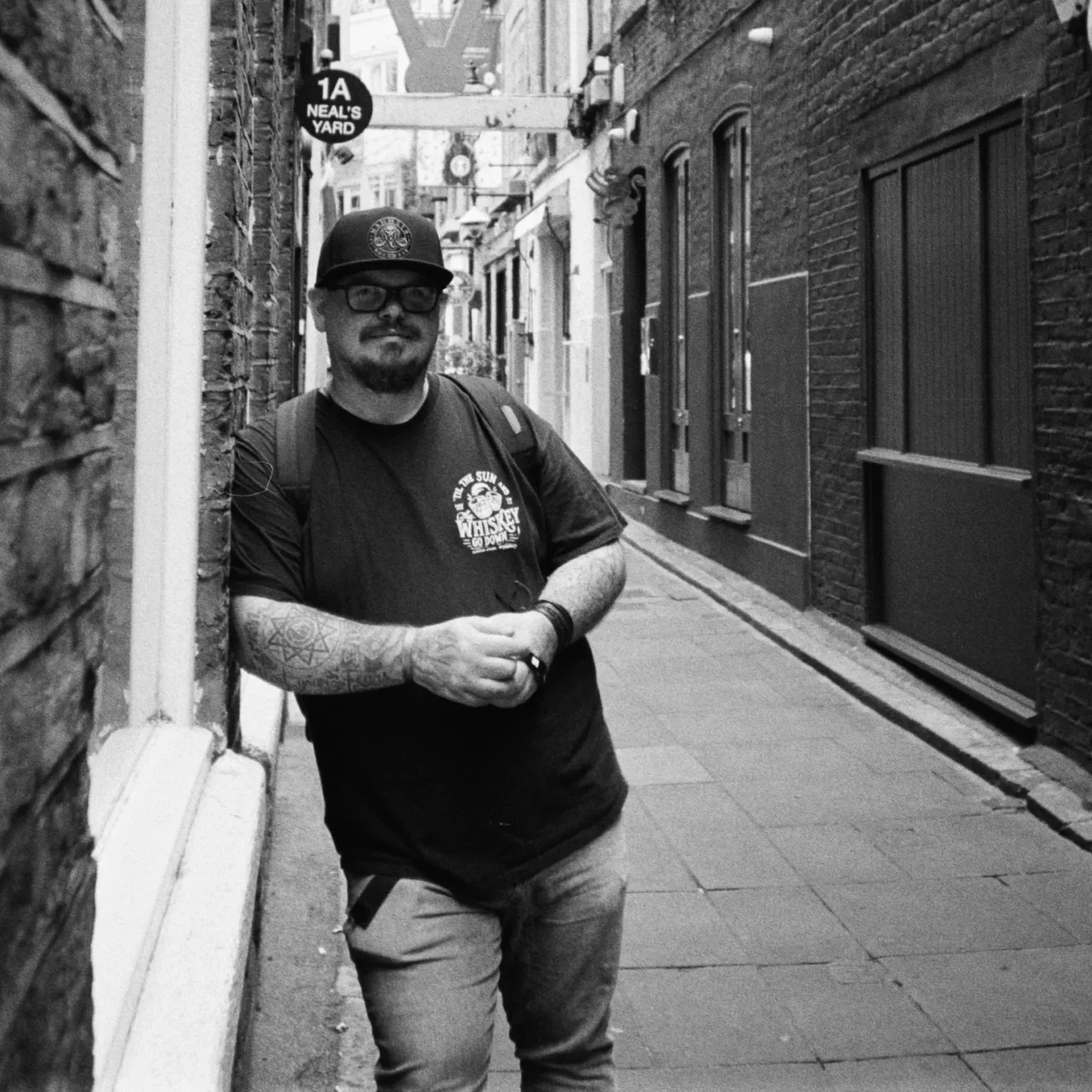 Rod, the one-person studio behind Roderick Alan, in Neal's Yard, London